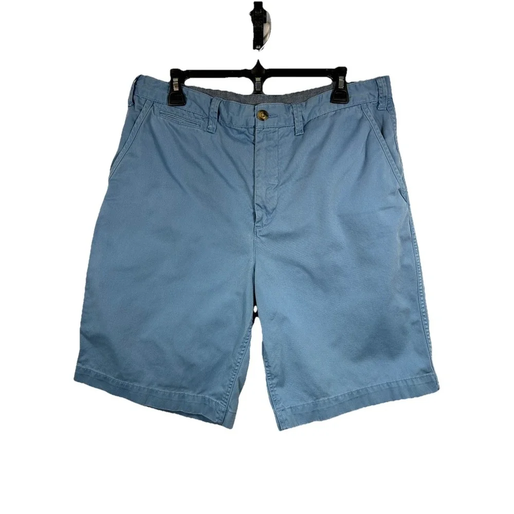 Polo Ralph Lauren Chino Shorts 34 Blue Relaxed Fit Old Money Coastal Preppy Golf